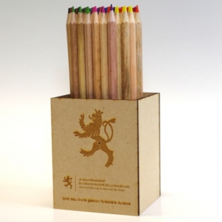 Box with colouring pencils